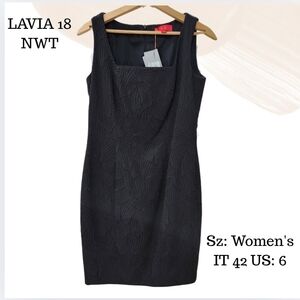 LAVIA18 Black Women's Dress NWT | Size: IT 42 / US 6